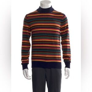 Uniqlo x JW Anderson premium lambswool mock neck sweater 70s cabincore